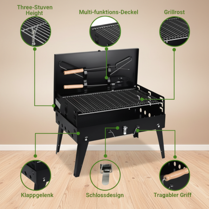 Terra Cook – Tragbarer Koffergrill (DE)