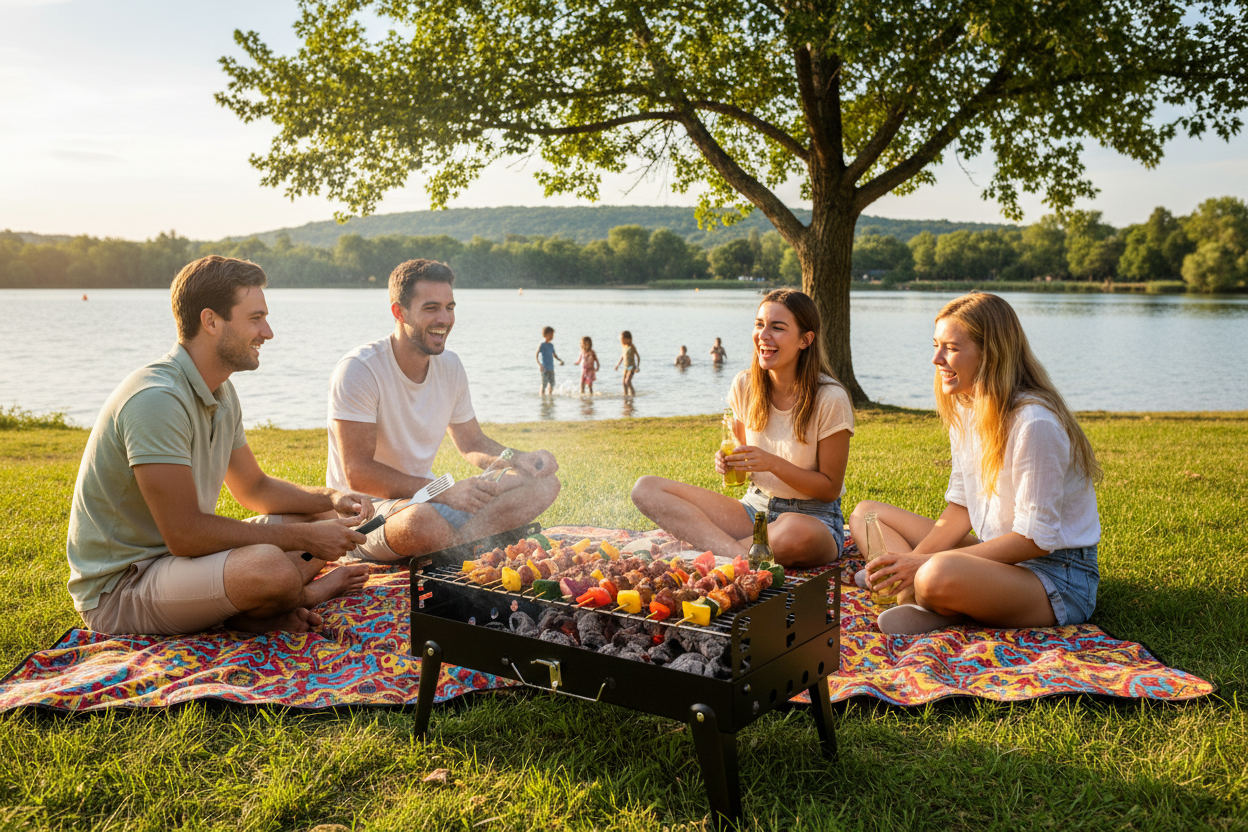 Grill im Park am See